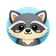 Generate one single cartoon animal avatar icon (PNG) for the Reviews block on i7bet1.it. This is NOT a realistic human portra